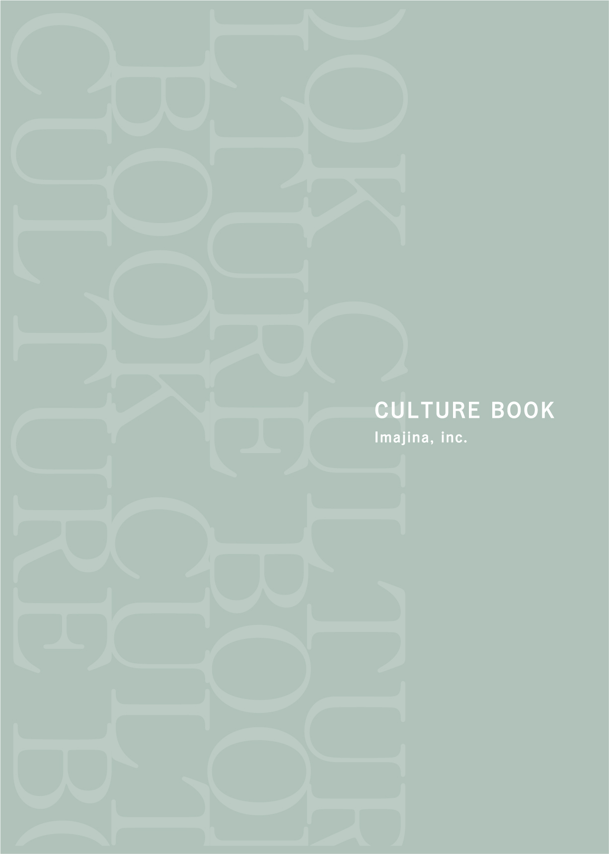 CULTURE BOOK Imajina, inc.